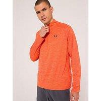Under Armour Mens Training Tech Textured 1/2 Zip Top - Red