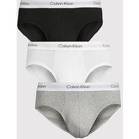 Calvin Klein 3 Pack Of Icon Cotton Stretch Hip Briefs - Multi