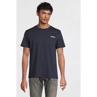 Calvin Klein Crew Neck Short Sleeve T-Shirt - Dark Purple