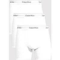 Calvin Klein 3 Pack Of Icon Cotton Stretch Boxer Briefs - White