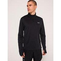 Under Armour Mens Running Launch 1/4 Zip Top - Black