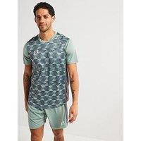 Under Armour Mens Challenger Train Printed T-Shirt - Green