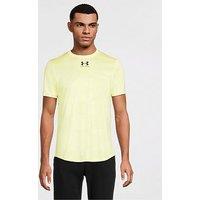 Under Armour Mens Challenger Pro Train Printed T-Shirt - Yellow
