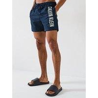 Calvin Klein Side Logo Swim Shorts - Navy