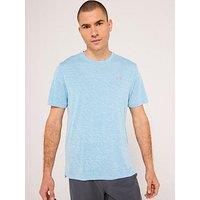 Under Armour Mens Running Launch Camo T-Shirt - Blue