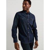Levi'S Classic Western Standard Denim Shirt - Dark Blue