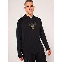Under Armour Mens Training Project Rock Isochill Hoodie - Black