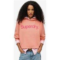Superdry Coro Logo City Sweatshirt- Pink