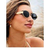 Katie Loxton Siena Sunglasses In Matte Gold