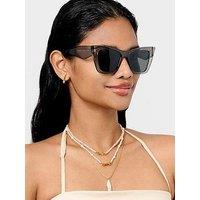 Katie Loxton Porto Sunglasses - Grey Transparent