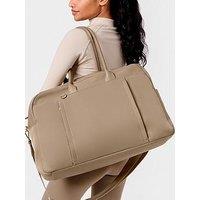 Katie Loxton Nylon-Luxe Everyday Holdall - Taupe - 32.5Cm X 50Cm X 19Cm