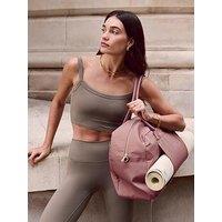 Katie Loxton Nylon-Lux Everyday Holdall In Deep Rose