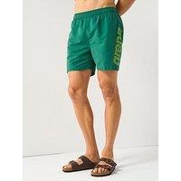 Arena Men'S Fundamentals Logo Boxers - Green