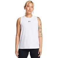 Under Armour Womens Training Rival Muscle Tank - White