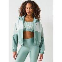 Under Armour Womens Training Rival Woven Jacket - Green