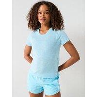 Under Armour Women'S Running Launch Camo T-Shirt - Blue