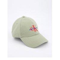 Calvin Klein Jeans Mono Logo Embroidered Cap - Light Brown