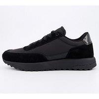 Calvin Klein Low Top Reprieve Mixed Media Running Shoes - Black