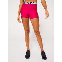 Under Armour Women'S Training Heatgear Shorty Shorts - Pink
