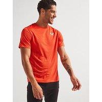 Castore Mens Training Apex Enginee Knit Short Sleeve T-Shirt - Red