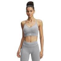 Under Armour Women'S Training Vanish Seamless Washed Low Support Sports Bra - Black