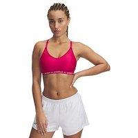 Under Armour Women'S Training Crossback Low Support Sports Bra - Pink