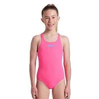 Arena Girl'S Team Swimsuit Swim Pro Solid - Pink