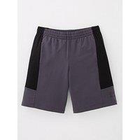 Ea7 Emporio Armani Boys Colour Block Jog Shorts - Dark Grey