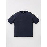 Ea7 Emporio Armani Boys 7 Lines Short Sleeve T-Shirt - Navy