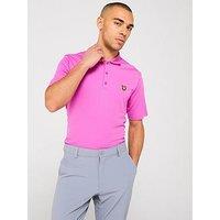Lyle & Scott Men'S Golf Tech Polo Shirt - Pink