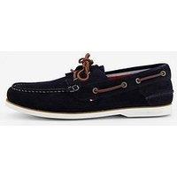 Tommy Hilfiger Th Core Suede Boat Shoes - Navy