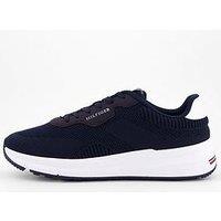 Tommy Hilfiger Lightweight Rwb Knitted Runners - Navy