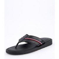 Tommy Hilfiger Core Toe Post Sandals - Black