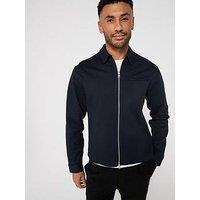 Jack & Jones Ezra Zip Through Overshirt - Navy