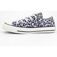 Converse Junior Ox Trainers - Animal Print
