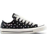 Converse Women'S Chuck Taylor All Star Canvas Ox Trainers - Black