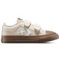 Converse Toddler Star Player 76 Trainer - Light Dune/Vintage White/Gum D