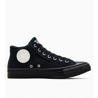Converse Mens Chuck Taylor All Star Malden Street Mid Top Canvas Trainers - Black