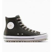 Converse Mens Chuck Taylor All Star City Trek Hi Top Suede Trainers - Brown