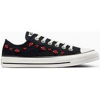 Converse Womens Chuck Taylor All Star Canvas Ox - Red/Black