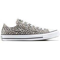 Converse Womens Chuck Taylor All Star Canvas Ox Trainers - Black