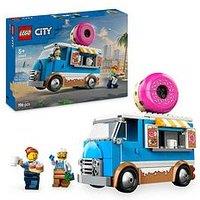Lego City Doughnut Truck Set With Toy Food 60452