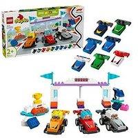 Lego Duplo F1 Team Race Cars & Drivers Toy Set 10445