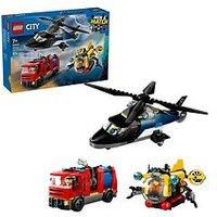 Lego City Helicopter, Fire Engine & Submarine Remix 60462