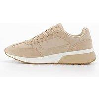 Mango Rule Smart Trainers - Beige