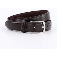 Mango Basico Leather Belt - Brown