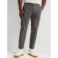 Mango Man Mateo Smart Cargo Trousers - Grey