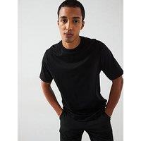 Mango Bellow Short Sleeved Regular Fit T-Shirt - Black