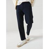 Mango Man Bologna Smart Fit Trousers - Navy