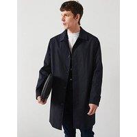 Mango Chayton Smart Trench Coat - Navy